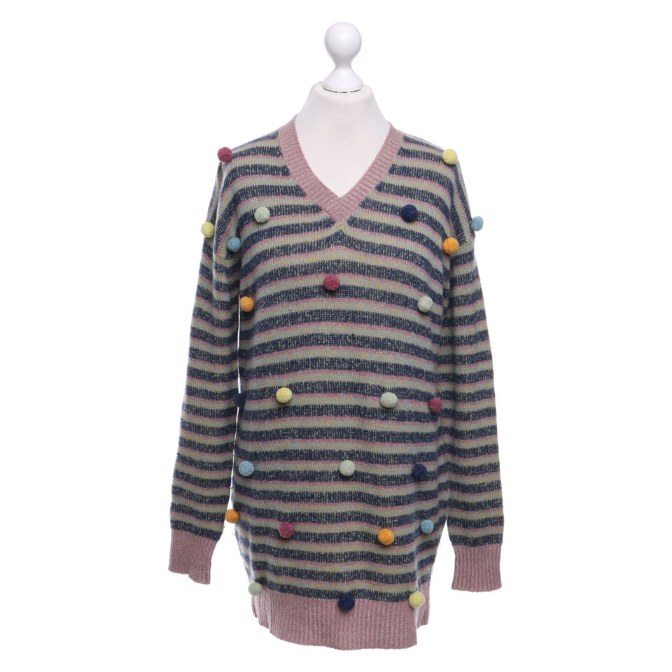 Other Designer Happy Sheep cashmere sweater with striped pattern
