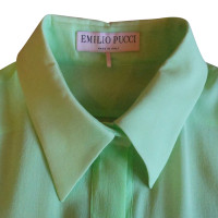 Emilio Pucci Silk blouse in green