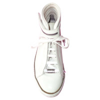 Karl Lagerfeld Sneaker in Pelle in Bianco