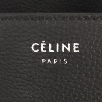 Céline Luggage Micro aus Leder in Schwarz