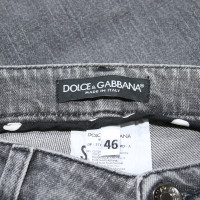Dolce & Gabbana Jeans aus Baumwolle in Grau