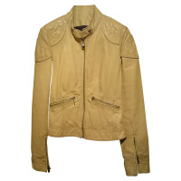 Dolce & Gabbana Leather jacket in yellow