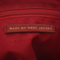 Marc By Marc Jacobs Lederen handtas in het rood