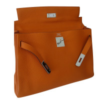 Hermès Kelly Bag 32 Leer in Oranje
