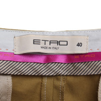 Etro trousers in green
