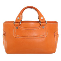 Céline Boogie Bag aus Leder in Orange