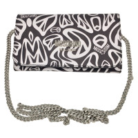 Moschino Printed leather wallet clutch 