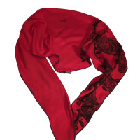 Hermès Foulard rouge / noir