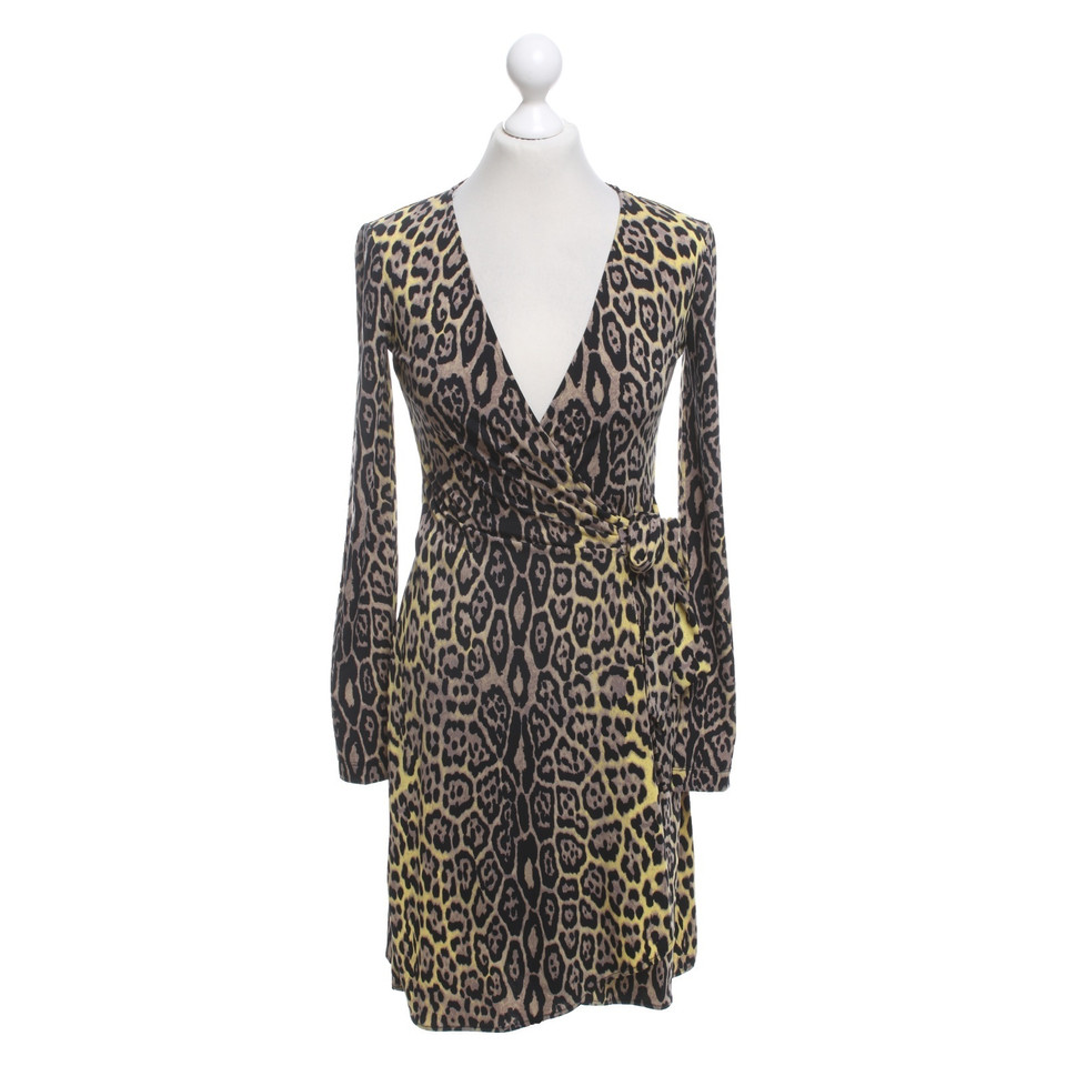 Bcbg Max Azria Wikkel jurk met leopard patroon