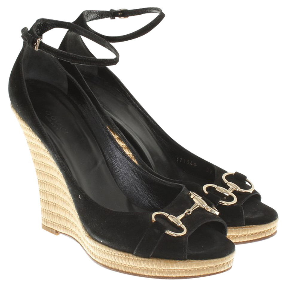 Gucci Wedges in zwart