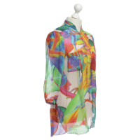 St. Emile Silk blouse in multi color