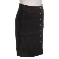 All Saints Uitgegeven rok in suede