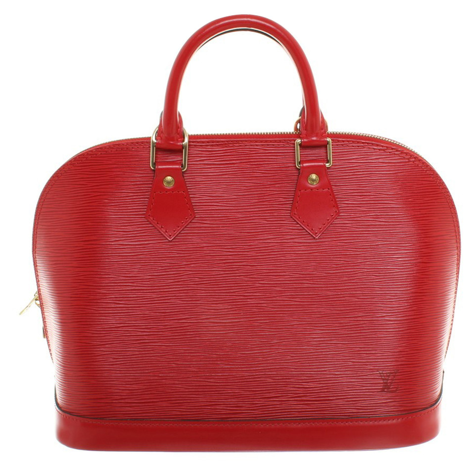 Louis Vuitton Alma handbag in red - Buy Second hand Louis Vuitton Alma handbag in red for €1,050.00