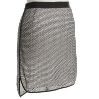 Sandro skirt in black / white