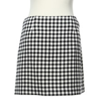 Prada skirt with checked pattern