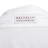 Brunello Cucinelli Chemisier en blanc