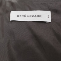 René Lezard Schede jurk in grijs