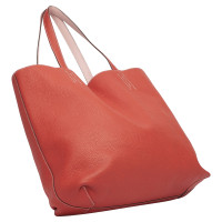 Hermès Shopper Leather in Red