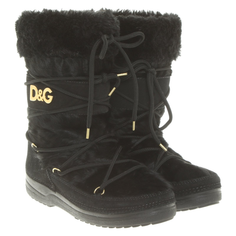 dolce and gabbana snow boots