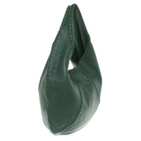 Bottega Veneta sac à main en cuir vert