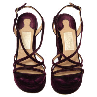 Salvatore Ferragamo Wedges in Bordeaux