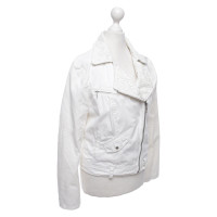 Guess Veste/Manteau en Coton en Blanc