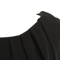Miu Miu Zwarte jurk met plooien