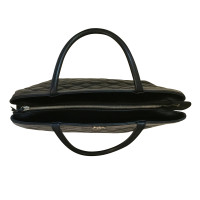 Chanel Maxi Tasche aus schwarzem Leder