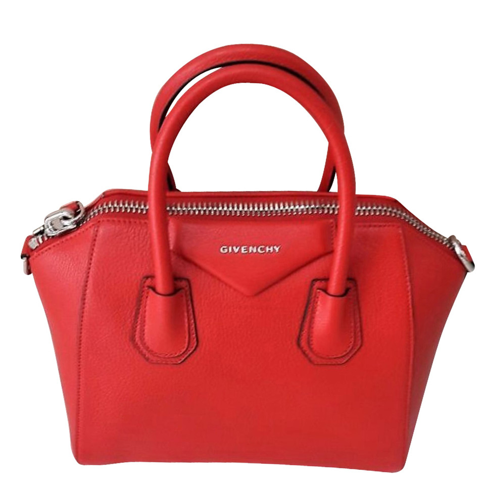 Givenchy Antigona Mini Leather in Red