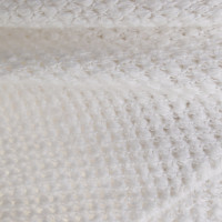 Velvet Knit cardigan in white