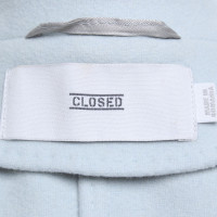 Closed Coat in light blue