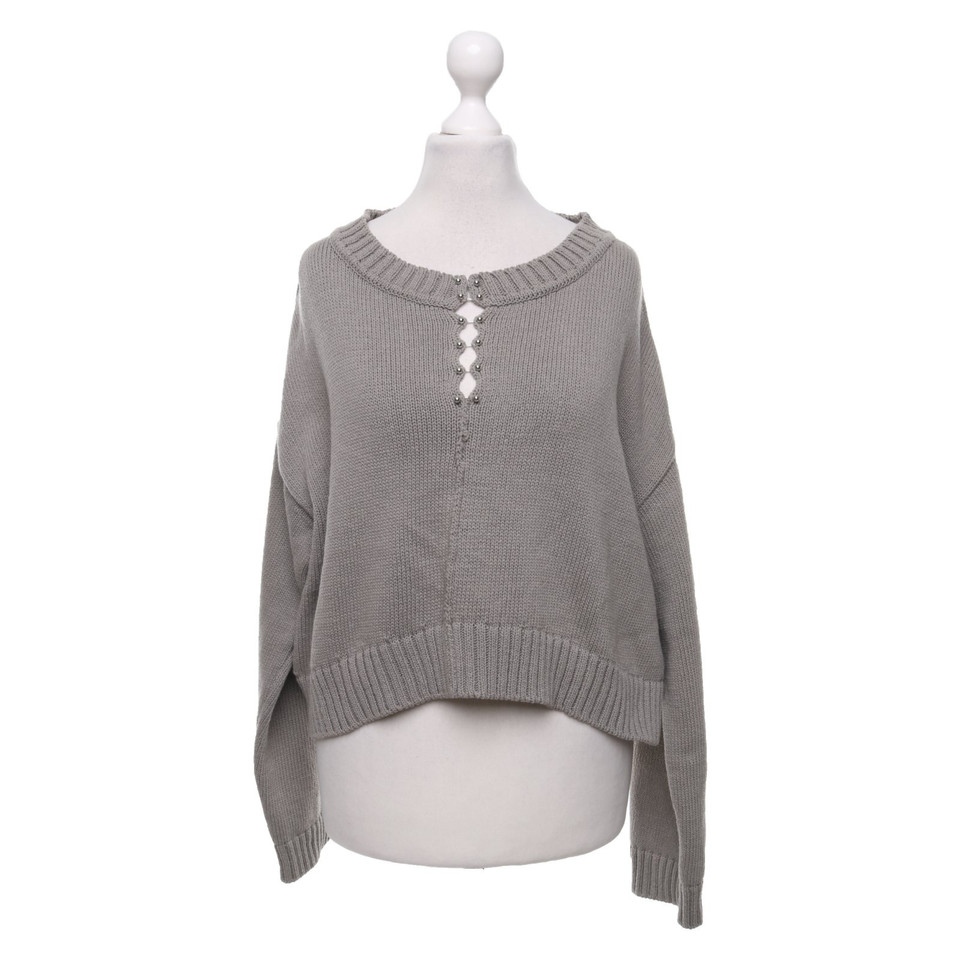 Andere Marke House of Dagmar - Strickpullover aus Baumwolle in Grau