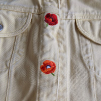 Kenzo Veste en jean avec des détails floraux