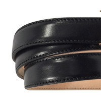 Alexander McQueen Black leather belt 