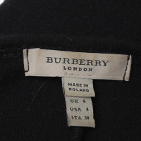 Burberry Robe en laine en noir