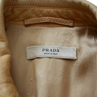 Prada Leather jacket with belt