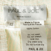 Paul & Joe Pantaloni in cotone con turchese
