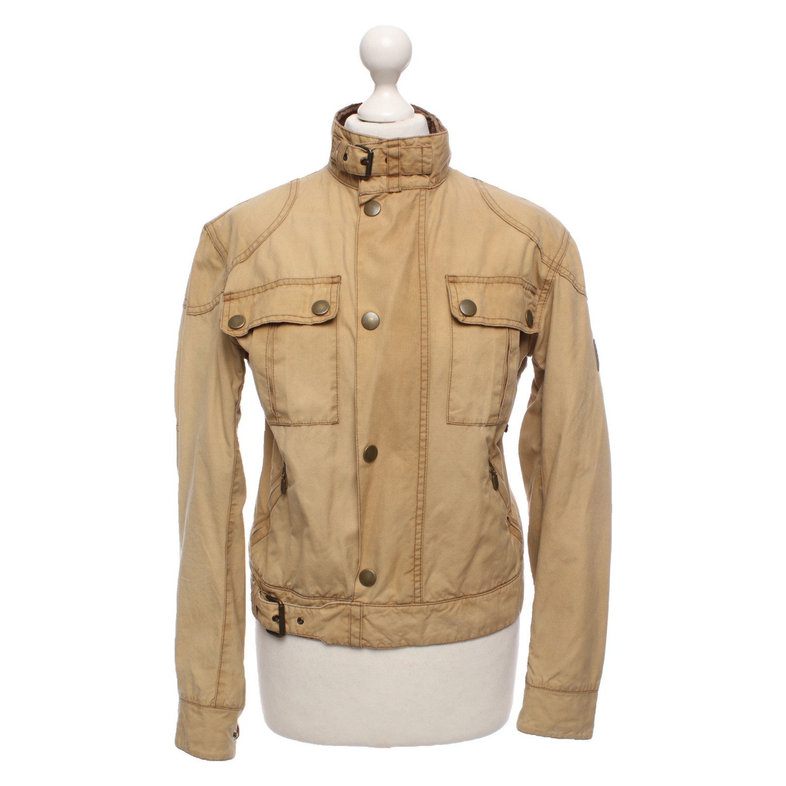 Belstaff Jacket/Coat Cotton in Beige - Second Hand Belstaff Jacket/Coat  Cotton in Beige buy used for 126€ (6338645)