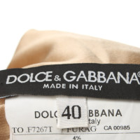 Dolce & Gabbana Nudefarbenes Top 