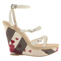 Burberry Wedges with heart motif