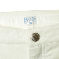 Escada Pantaloni jeans bianchi