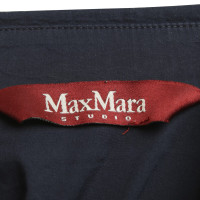 Max Mara maxi vestito in blu scuro