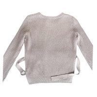 All Saints Belted sweater with side slits