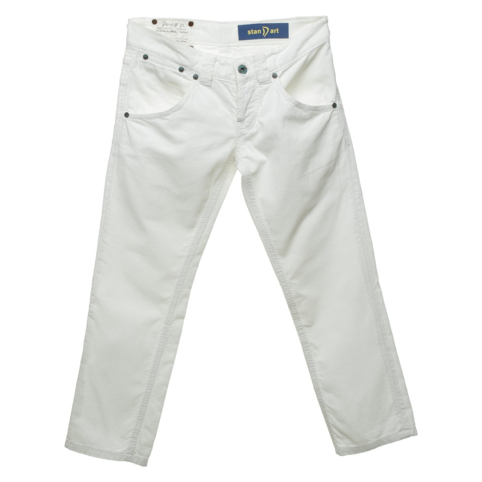 Dondup Corduroy pants in white
