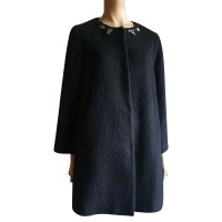 Max Mara Giacca/Cappotto in Lana in Nero