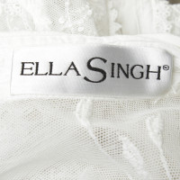 Ella Singh Lace vest met florale Appliques