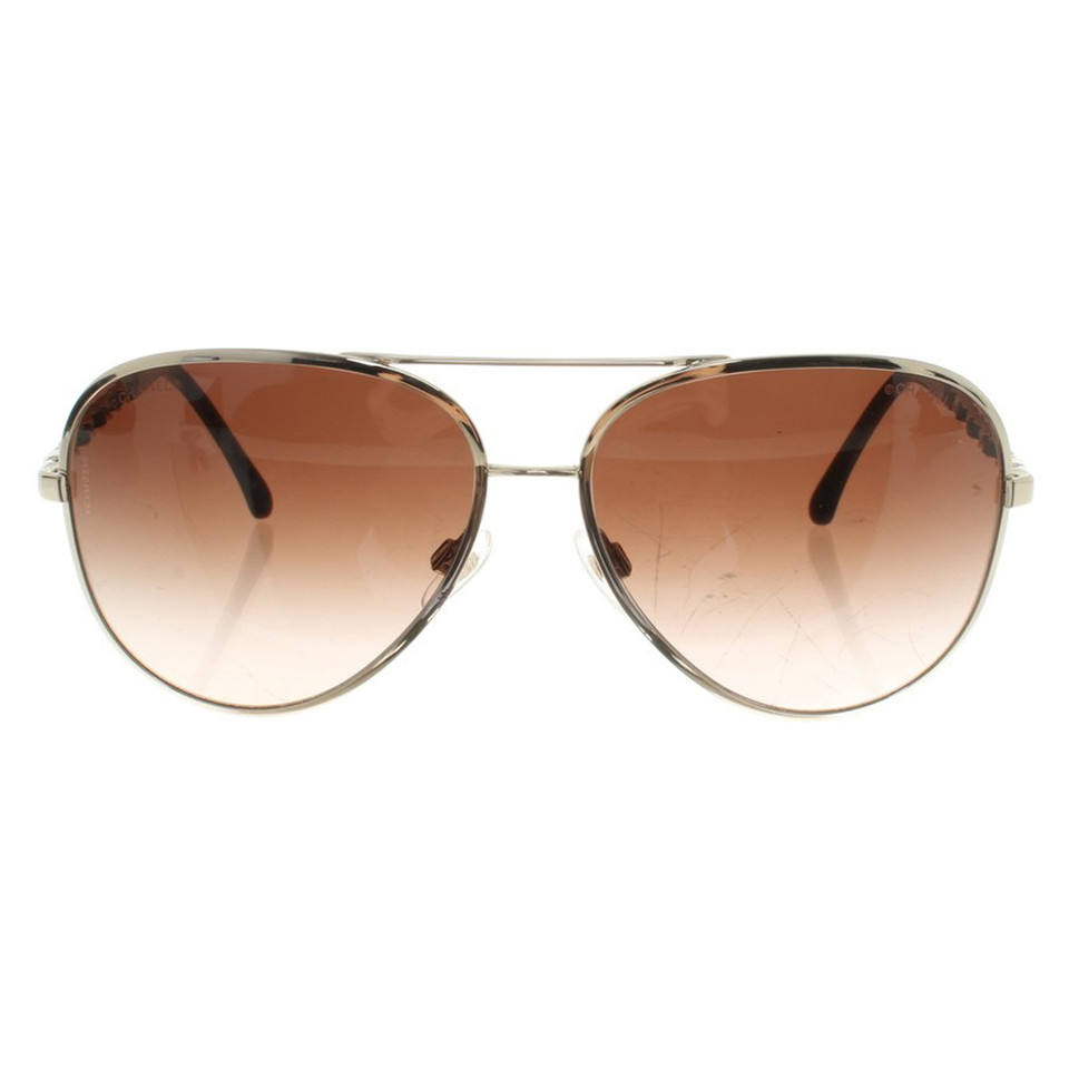 Chanel Sunglasses in brown / gold