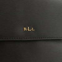 Polo Ralph Lauren Handtasche aus Leder in Schwarz