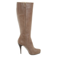 Escada Boots Leather in Taupe