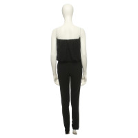 Halston Jumpsuit Silk in Black